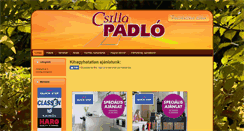 Desktop Screenshot of csillapadlo.hu
